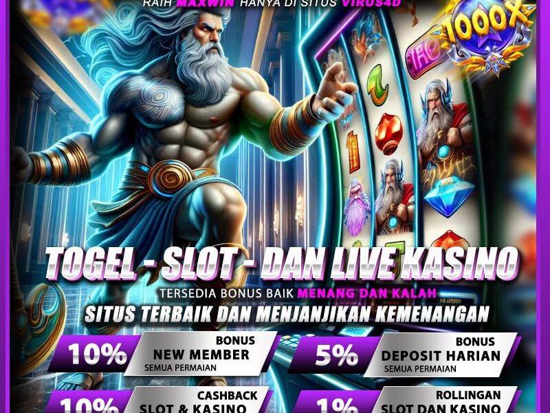 Virus4d Situs Online untuk Slot, Casino, Togel Sangat Populer